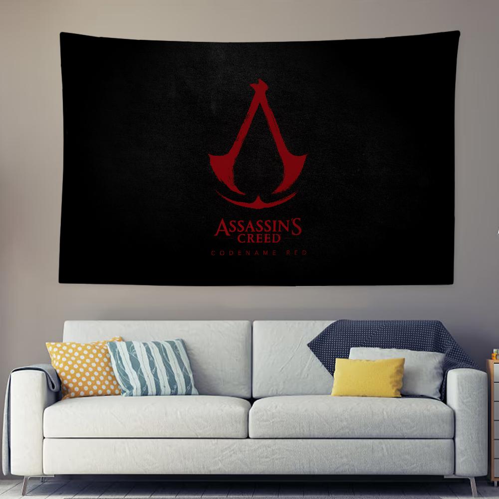 

Крутой фон-гобелен для Assassins Creed Shadows, тканевое панно, декор для спальни, эстетичный гобелен на стену, для вечеринки 74x94cm(29x37in)