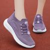 Damskor Vår Nya Flygande Vävda Skor Mjuka Sulor Bekväma Mammaskor Promenadskor Sport Casual Skor