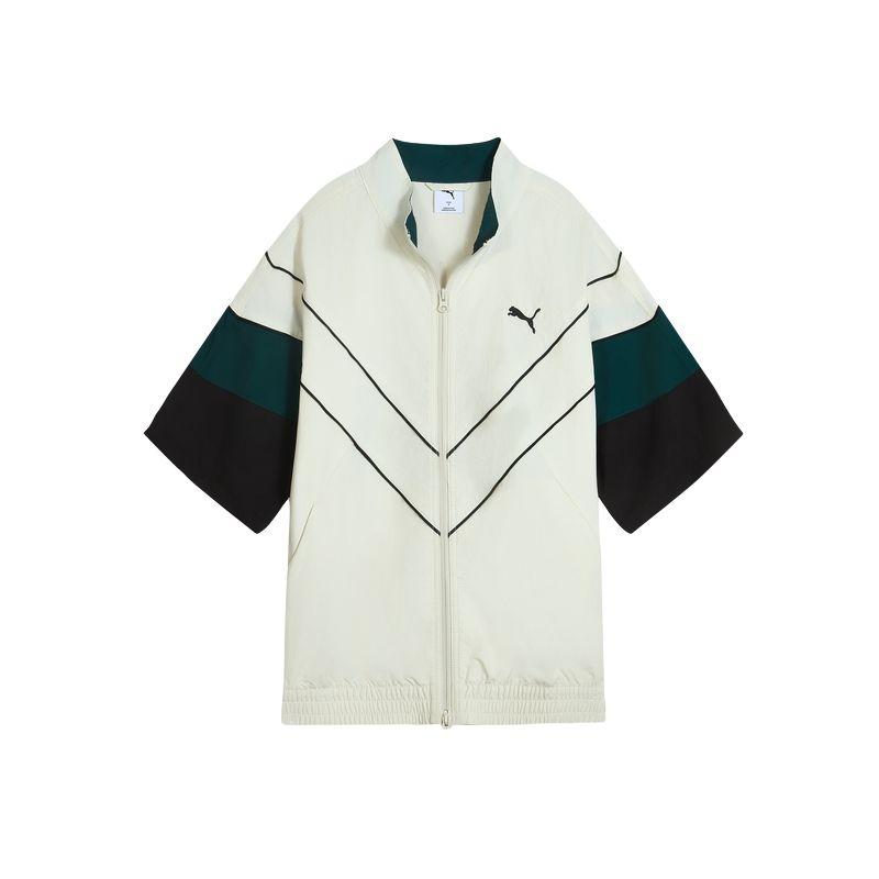 

Puma Retro Colorblock Casual Fashion Simple Versatile Short Sleeve Jacket Unisex Jackets 634276-05 S