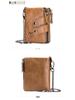 Cow Captain Vintage RFID Men's Trifold Zipper Wallet - Genuine Leather & Top Layer Cowhide