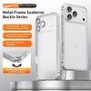 For iPhone 17Pro Max 16 15 Haima Buckle Metal Frame Shell Film Integrated Lens All inclusive Male And Female Protective Cover