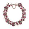 Grovt Kjede Choker Rhinestone Halskjede Kunsthåndverk Valentinsgave Glitter Mote Bib
