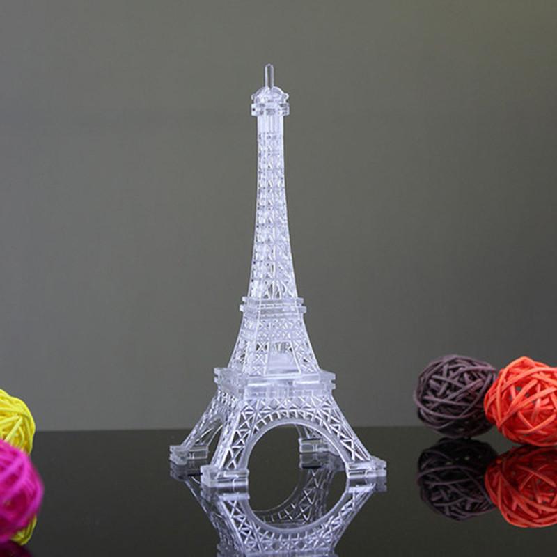 Tower Night Eiffel Light Color Changing Led Lamp For Bedroom Gifts Lighting