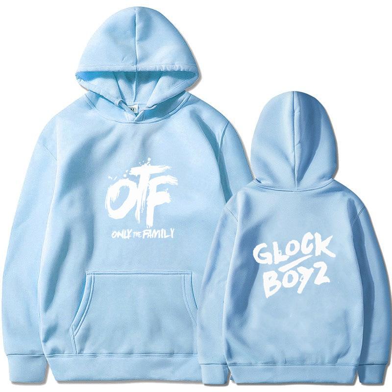 2025 new OTF letter print men's and women's hoodies spring and autumn goth casual comic pattern sweater