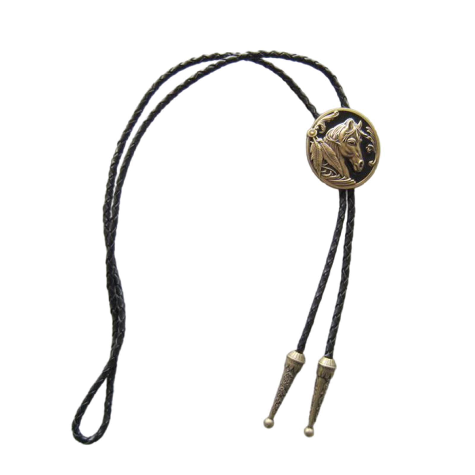 

Винтажный вестерн ковбойский галстук-боло галстук для лошади панк-лариат ожерелье аксессуар для костюма галстук-боло в стиле вестерн 8