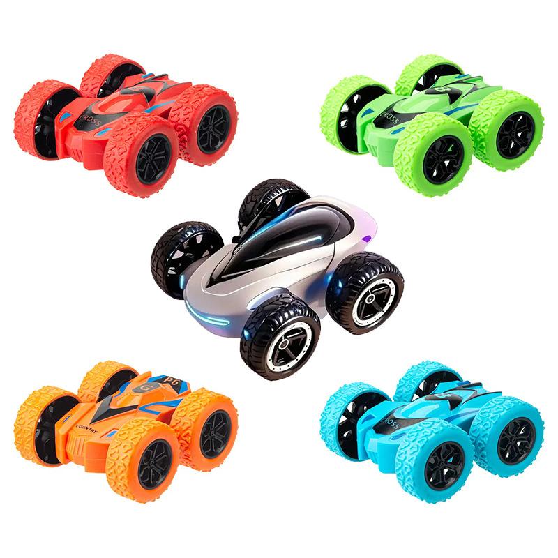 Rolling Stunt Car Inertia Drop-resistant Double-sided Car Fun Toy Car