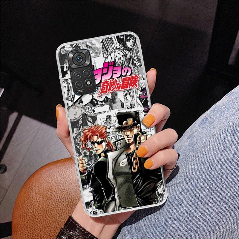 JoJo's Bizarre Adventure Stardust Crusaders Phone Case For Xiaomi Redmi Note 15 14 13 12S 12 11 Pro Plus 14S 11S 11E 10 10S 11T