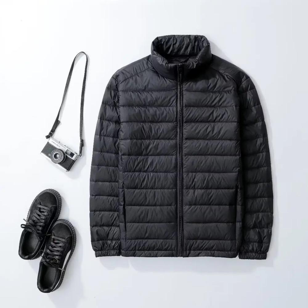 Down Jacket Men Ultra Lightweight Packable Water and Wind-Resistant Breathable Coat Big Size Hoodies Jackets