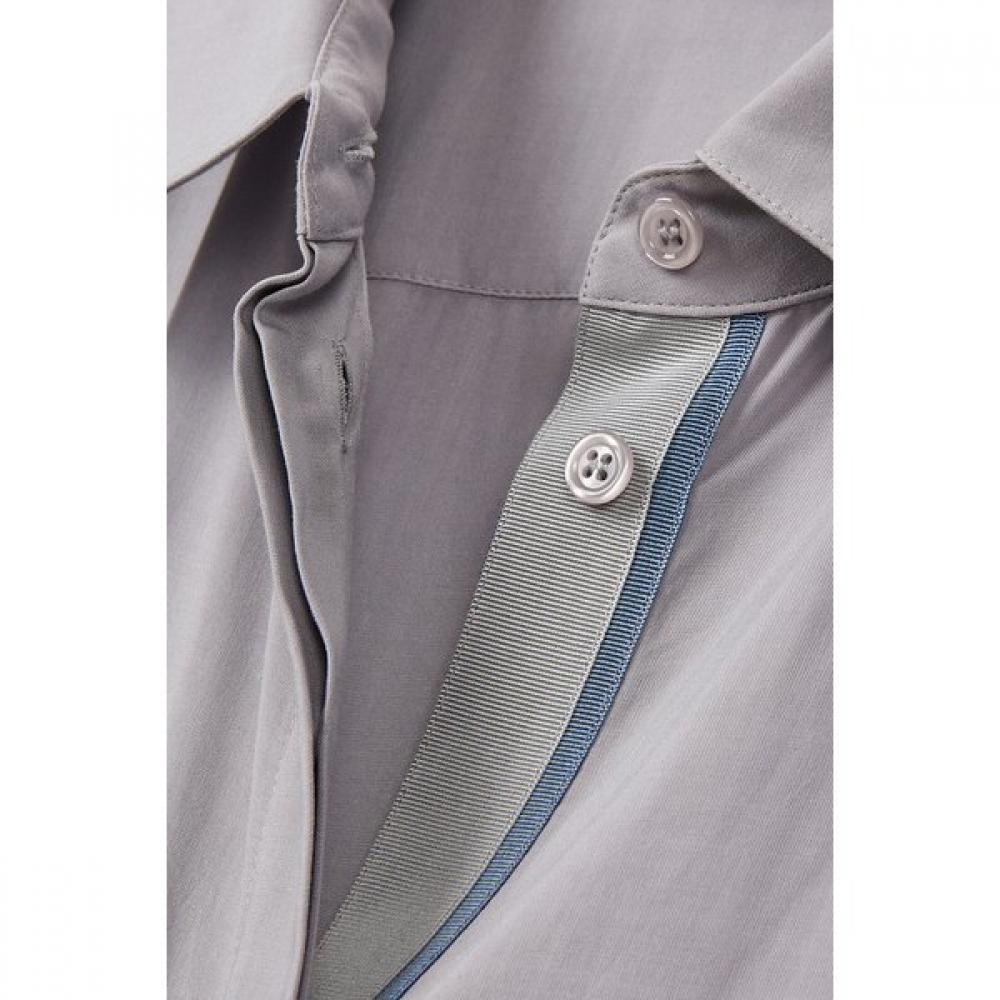 Emporio Armani 25 F W Women S Color Block Webbing Tape Embroidery Shirt A525303512