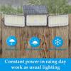 Solar Outdoor Light 368 LED Solar Security Flood Lighting with 3 Modes Adjustable Lighting Head for Garage Garden Yard Fence