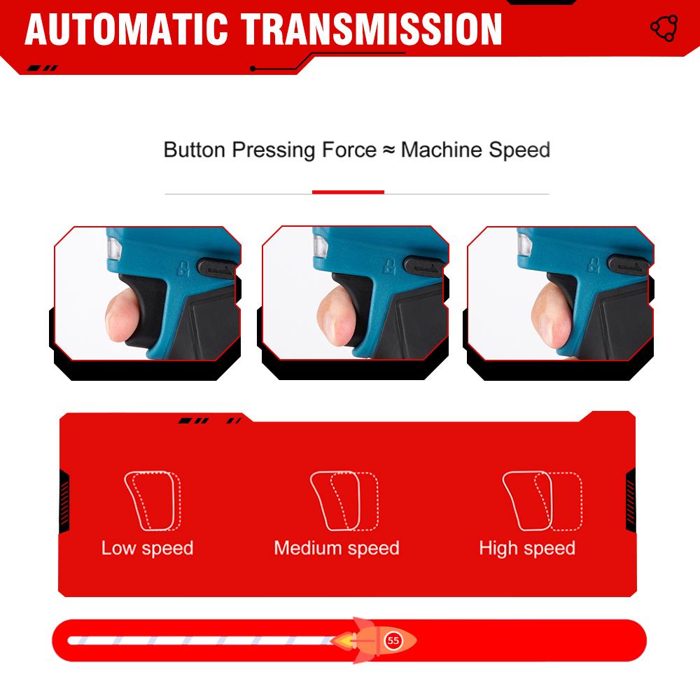 ONEVAN 1000W 40000RPM Wireless Blower Air Blower Cordless Battery Rechargeable Blower Dust Blower For 21V 18V Battery