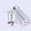 Furniture Legs Stainless 2inch Diameter, 2pcs Pack, With No-skip Rubber Base