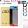 1/2Pcs Screen Protector Tempered Glass for Switch 2 Anti-Scratch Game Console Screen Protector Film for Nintendo Switch2 Accesso