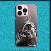 Rapper S-Snoop Dogg Phone Case For iPhone 16,15,14,13,12,11,Mini,Pro,MAX Pink Matte Silicone Cover