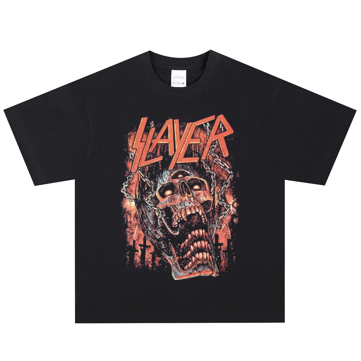 Slayer T-Shirt, Soft Fabric Casual Daily Wear XXL