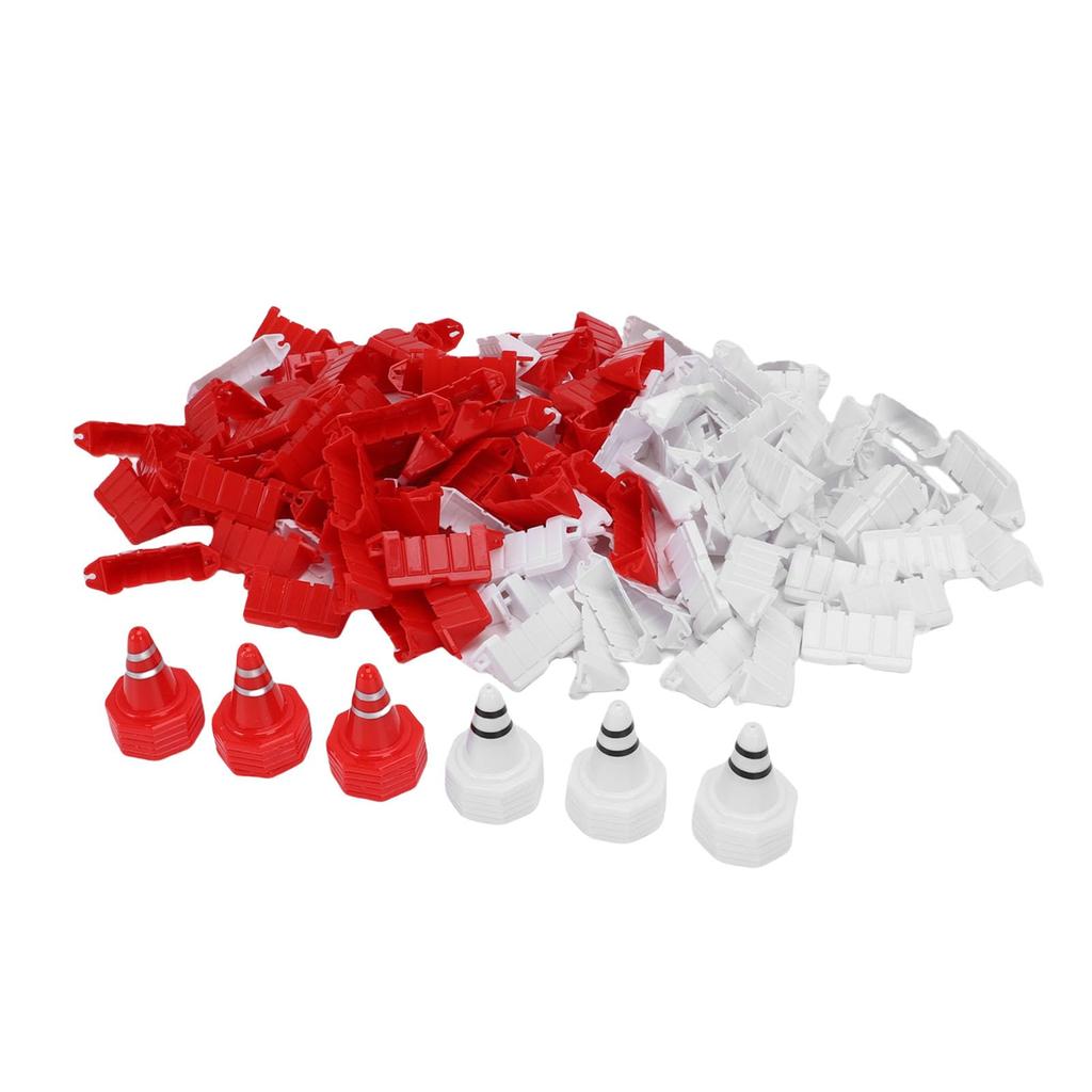 Asixxsix 120pcs RC Car Race Track Drift Runway Drift Field Fence for 1/14 1/16 1/18 1/24 1/28 RC Cars