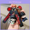 Chaveiro de Personagem Inuyasha Encantador Pingente de Bolsa Acessório de Estatueta de Casal Fofo