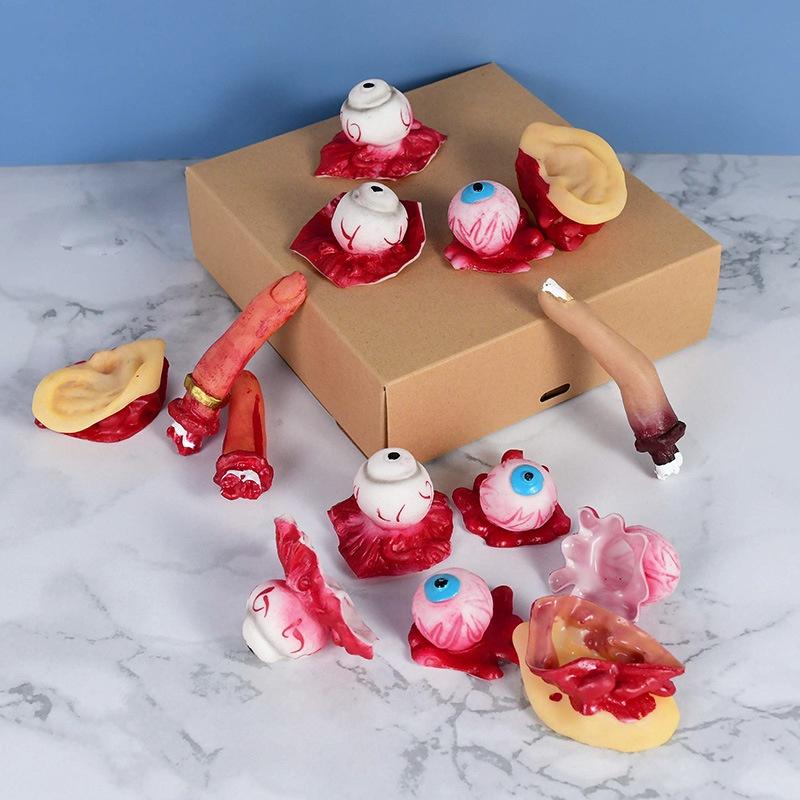 New Halloween Prank Terror Atmosphere Dress Up Scary Organ Set Props In Stock