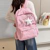 Schoolbag New Large Capacity Backpack Female Cute Small Fresh Casual Backpack Casual Star Girl Student School Bag