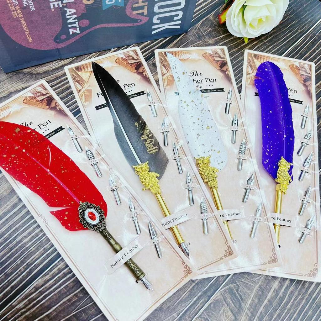 Creative Retro Quill, Supply Direct Sales Retro Replaceable Quill Dipped In Water