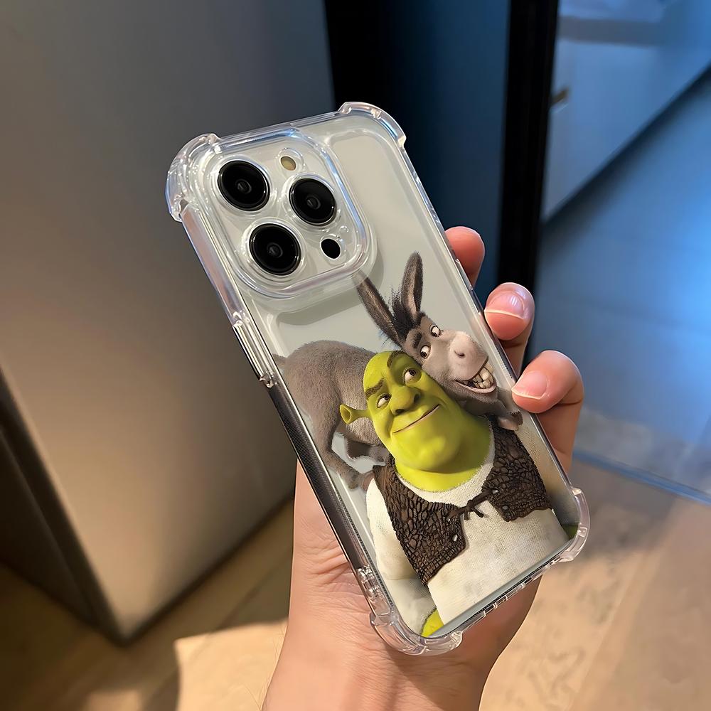 Cartoon Funny New Movie Shreks Phone Case For iPhone 16e 16 15 14 13 12 11 Mini Pro Max X XR XSMax 7 8 Plus Anti Fall Cover