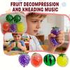 Fruit Squishy Stress Balls for Kids Strawberry Watermelon Squeeze Toys Dough Ball Fidget Toys for Anxiety Relief