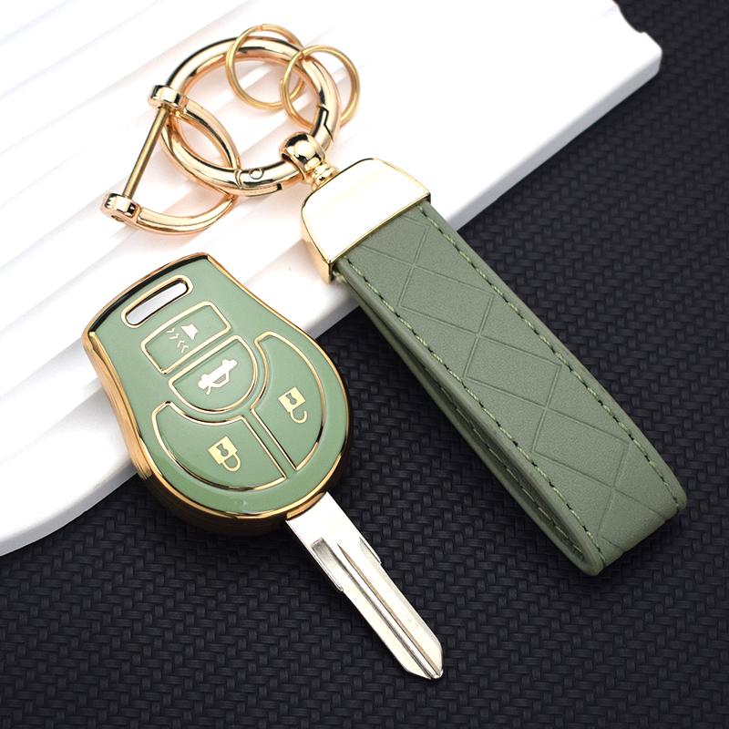 4 Buttons For Nissan Juke Maxima Pathfinder Rogue 2012 Versa March Tiida Altima Sentra Armada Cube Soft Tpu Car Key Case Cover