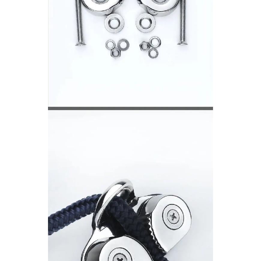 Marine Grade 316 Stainless Steel Rope Clamp Quick Chain Stopper Cord Fastener for Boat Yacht Accessories