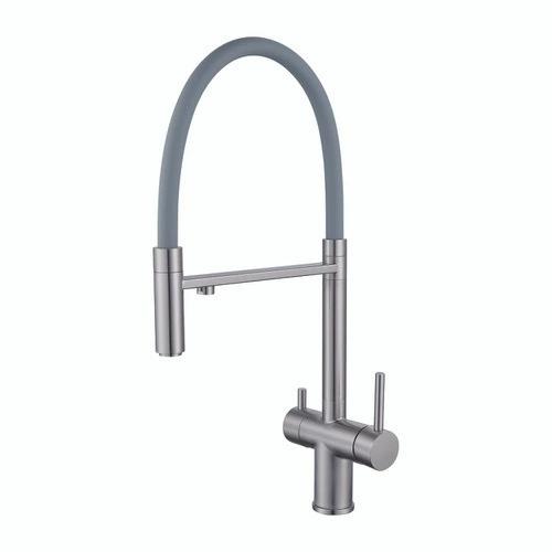 

Kitchen Faucet Sink Tap Single Lever Hot and Cold Water Faucet Gun Gray Rotation Tap 2 functions Drinking water Sink Mixer