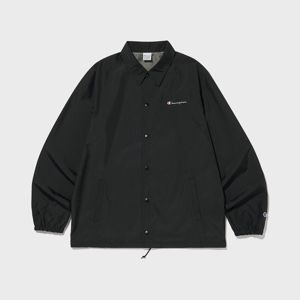 Champion Polyester Mesh Lined Coach Jacket Black