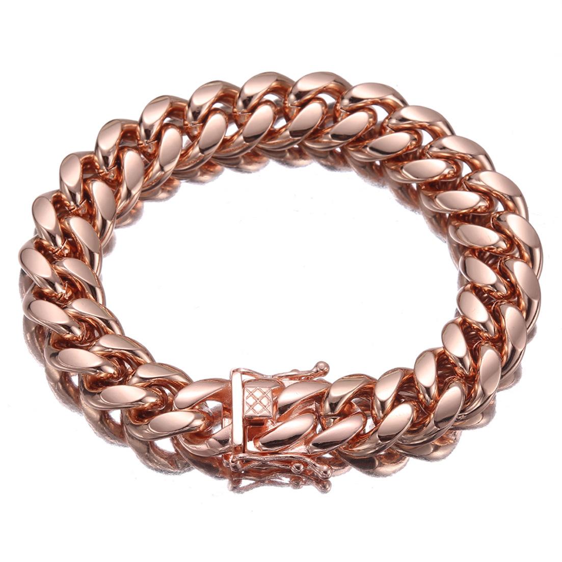 2026 Jewelry Simple Polished Encrypted Men s Bracelet Fashion Trend Jewelry 10MM*21CM