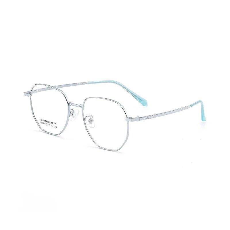 Polygon Metall Brilleinnfatninger Menn Kvinner Vintage Retro Optiske Briller Anti Blått Lys Gjennomsiktige Brilleinnfatninger Oculos