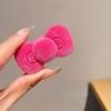 1 Pair Hair Clips Bowknot Heart Star Shape Hair Pins Velvet Material Cover Side Bangs Hairpins Hair Accessories