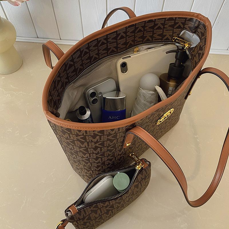 Bag Women's Four Seasons New Fashion Letter Printed Tote Bag Versatile Large Capacity Shoulder Handbag