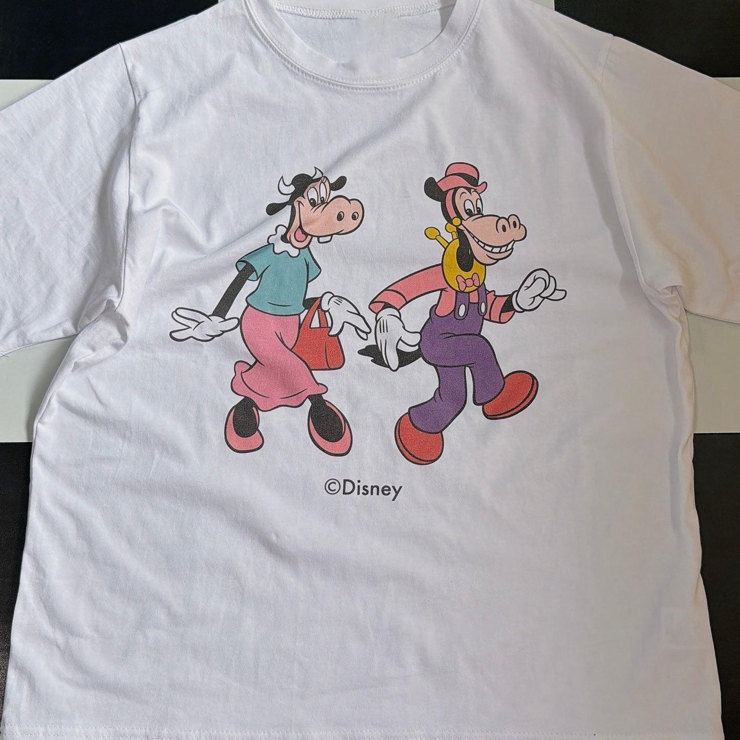 Clarabelle Cow and Horace Horsecollar Cartoon Retro Unisex T-shirt S-5XL Unisex T-Shirt XXXXL
