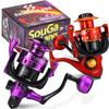 SOUGAYILANG 1000-5000 Spinning Fishing Reel 5.2:1 Gear Ratio Spinning Fishing Reel 8kg Maximum Drag Reel for Saltwater and Freshwater