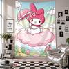 Wall TapestryMy Melody Art Hanging Cloth Decorative Background Cover for Room Decoration