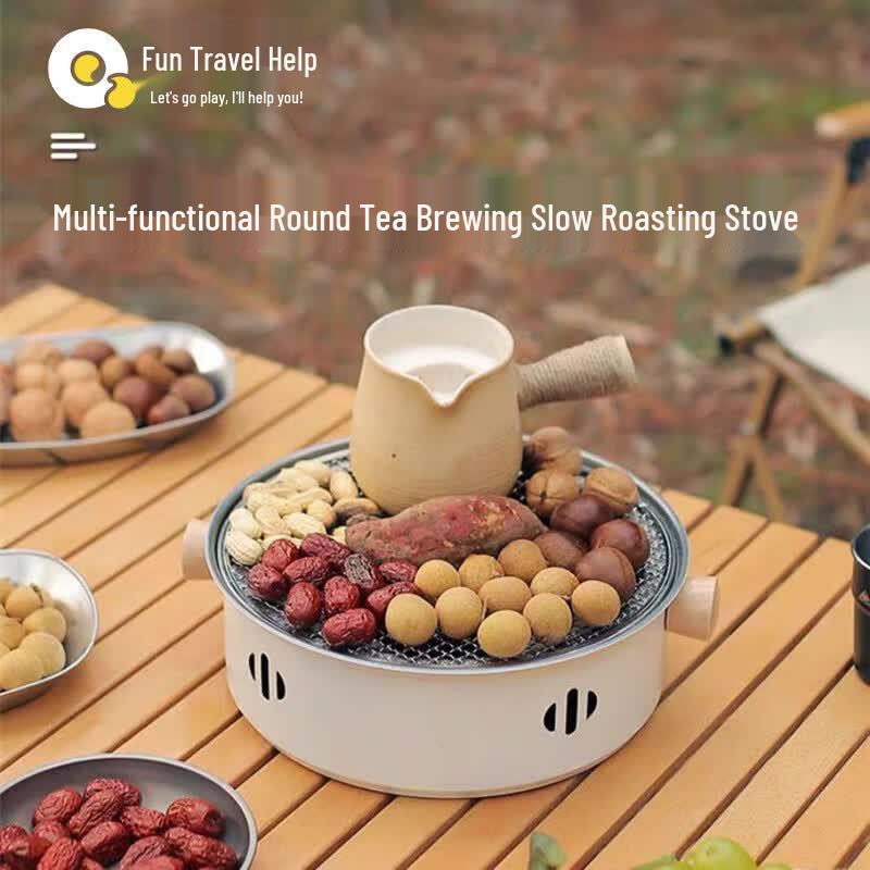 Quyoubang Multi-functional Round BBQ Tea Stove