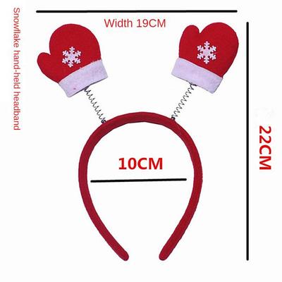 Christmas Headband Decoration For Kids Adult Cute Santa Elk Xmax Hair Accessories Costume Prop Christmas Decoration 2024 Navidad