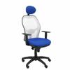 P&C-Office Chair with Headboard Jorquera P&C ALI229C Blue