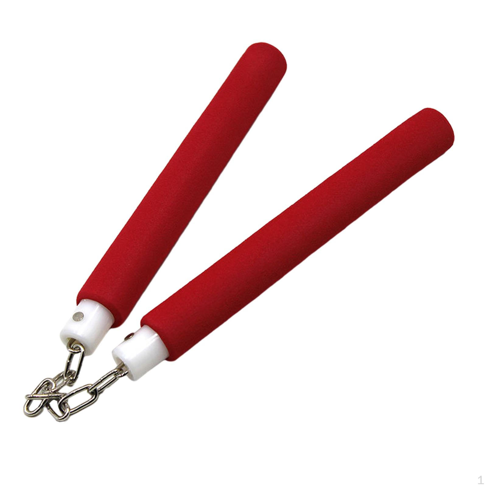 Практика нунчаков для профессионалов боевых искусств, детей, взрослых, черный красный