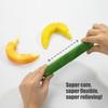 3D Printed Retractable Banana Toy Stress Relief Bendable Banana Cucumber Fidget Toy Flexible Fruit Shape Anti-anxiety Desk Toy