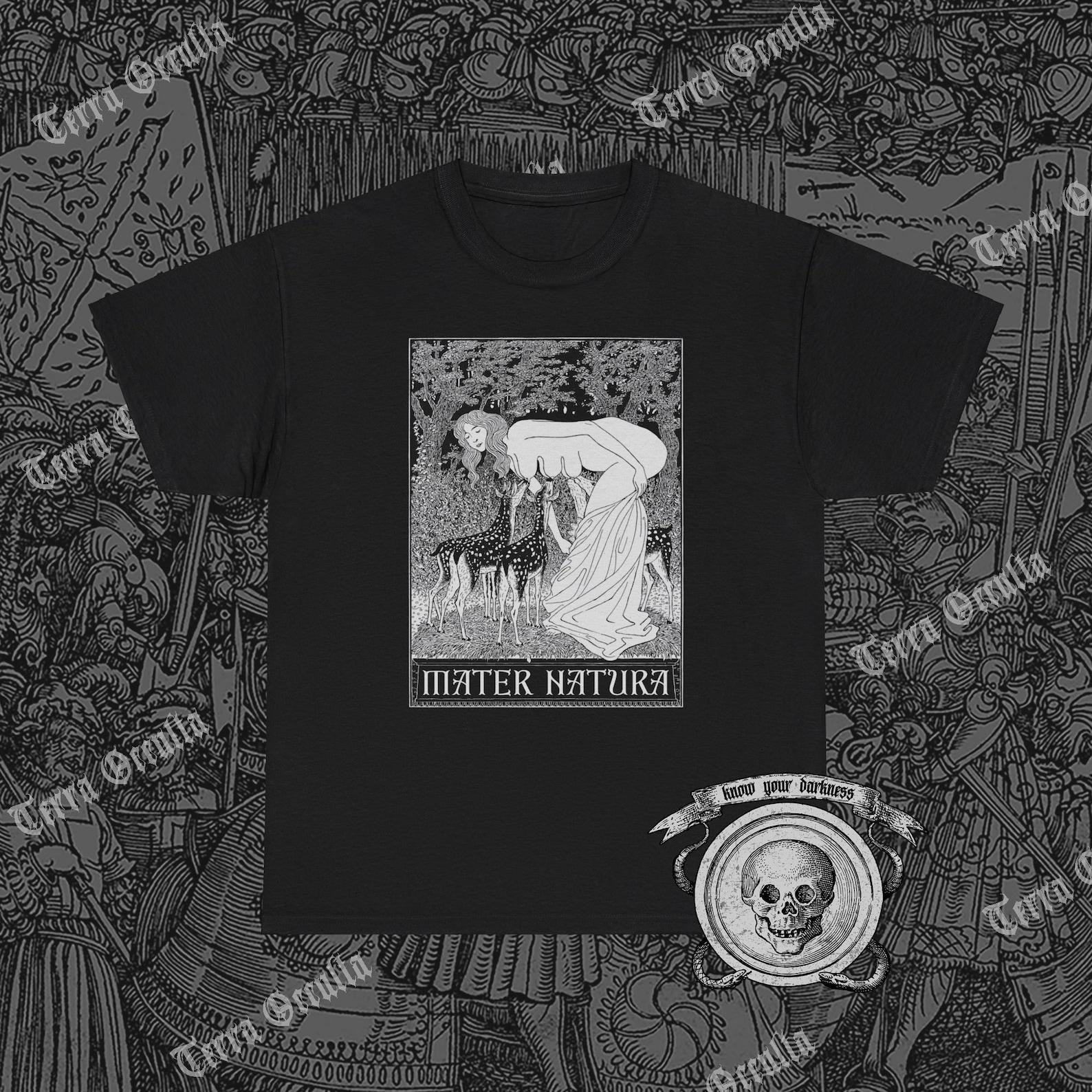 Mater Natura Shirt, Mother Nature, Paganism, Goddess Diana, Norse Pagan 3XL