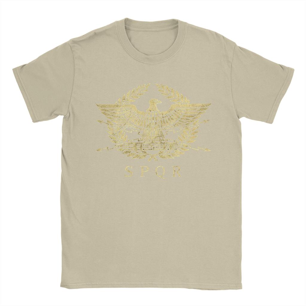SPQR Roman Eagle T Shirt Men Cotton Creative TShirt Crew Neck  Tee Shirt Short Sleeve Clothes Gift Idea
