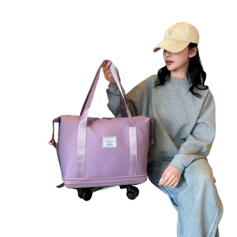 Bardzo duża torba podróżna na kółkach uniwersalnych - Idealna na podróże służbowe i krótkie wyjazdy