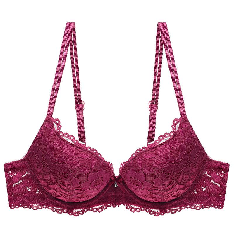 Sexy Underwear Women's Small Breasts Show Big, Gather Lace Underwear, Close Secondary Breasts, Anti-sagging Upper Support Bra Cover