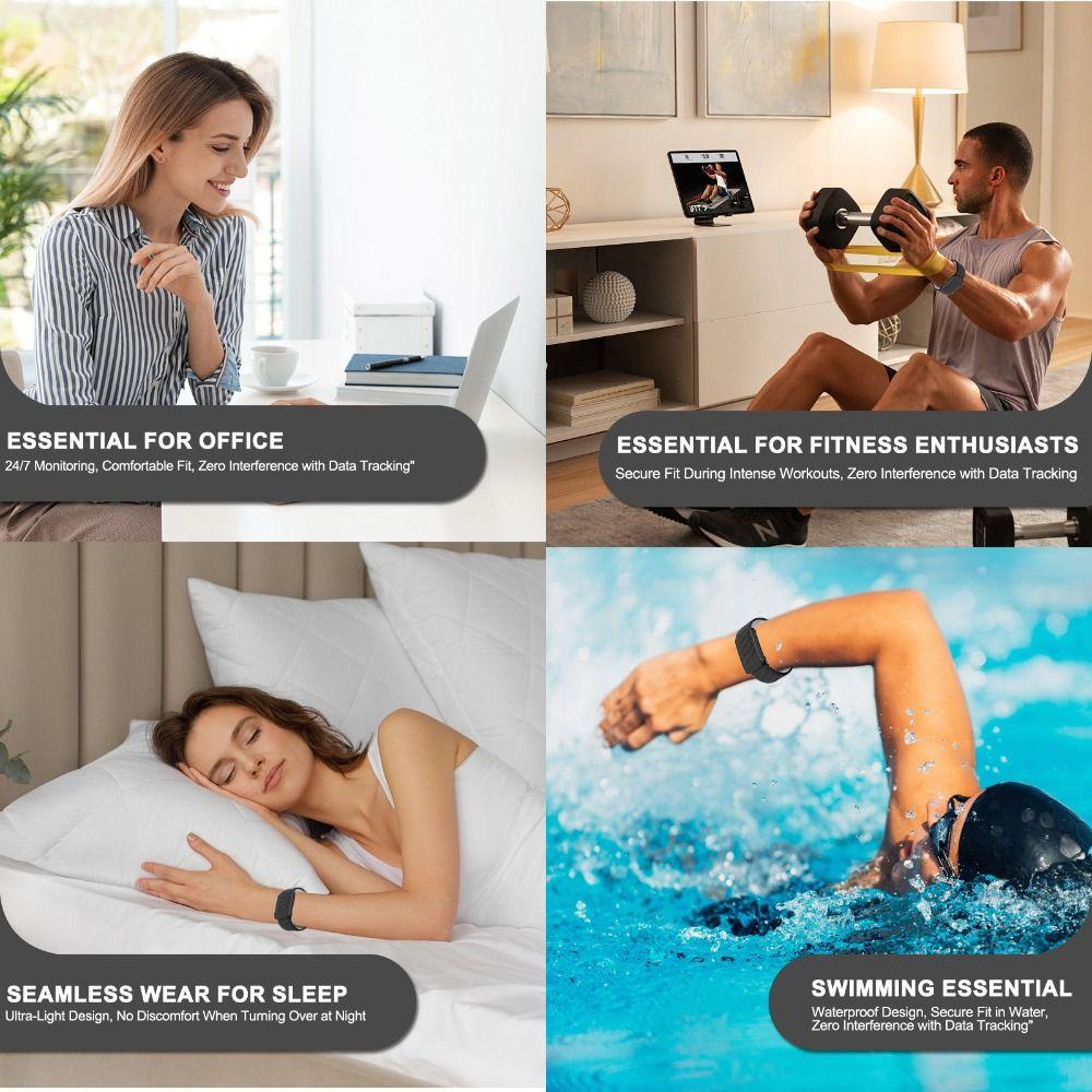 Breathable Fitness Band Silicone Tracker Strap Replacement Strap for Whoop 5.0 One/Peak Women Men