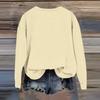 Women's Fashion Casual Long Sleeve Loose Printed Sweatshirt