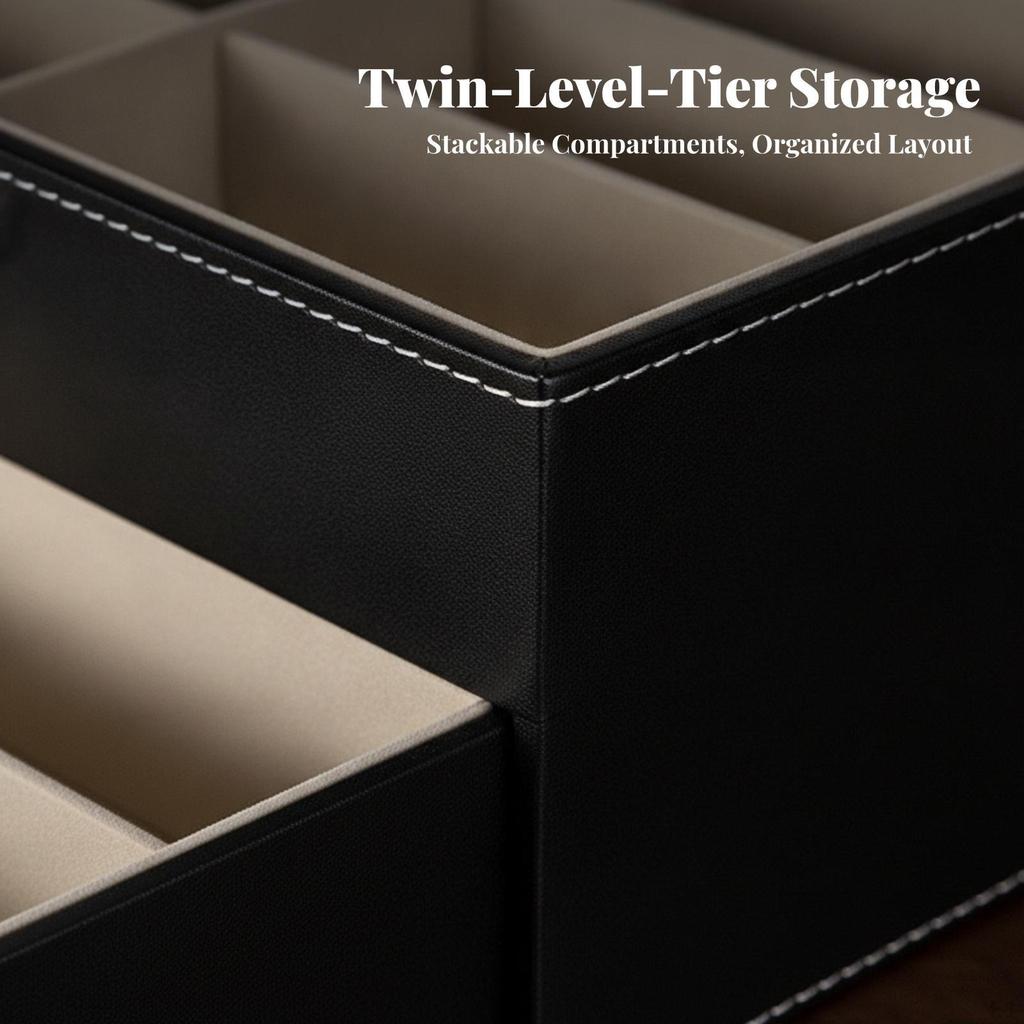 Spacious Eyewear Display Case with Drawer Dustdust-Proof Sunglasses