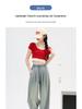 Women’s Tencel Soft Denim High-Waist Loose Jeans – Summer 2024 Retro Wide-Leg Style